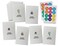 Sugartown Greetings Minimalist Happy Birthday Note Cards Set 24 Blank Greeting Cards with Envelopes Colorful Seals