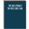 Modern Wit Happy Birthday Card Single 425 X 55 Greeting Card With Envelope Blank Inside Funny Cards For Men And Women This Was Literally The First Card I Saw