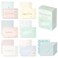 Monolike Daybyday Card Congratulations Mix 36 Mini Single cards 36 envelopes 36 stickers Package