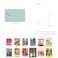 Monolike Daybyday Card Henri Matisse Painting ver2 Mix 36 Mini Single cards 36 envelopes 36 stickers Package