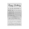 MOQIYXL Daughter Birthday Card Happy Birthday Daughter Gifts Ideas Small Engraved Wallet Card