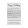 MOQIYXL Daughter Birthday Card Happy Birthday Daughter Gifts Ideas Small Engraved Wallet Card