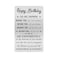 MOQIYXL Nephew Birthday Card Happy Birthday Nephew Gifts Ideas Small Engraved Wallet Card