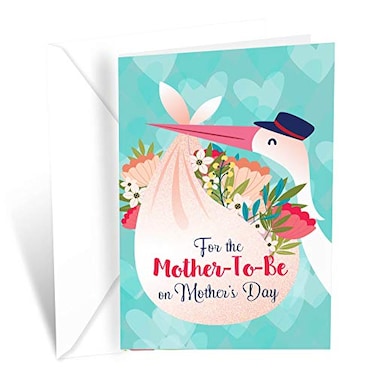 Prime Greetings Mothers Day Card For MotherToBe Made in America EcoFriendly Thick Card Stock with Premium Envelope 5in x 775in Packaged in Protective Mailer