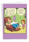 NobleWorks 1 Happy Birthday Greeting Card Funny Cartoon Comic Humor Celebrate Birthdays Notecard Ancient Civilizations C6785BFG