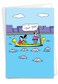 NobleWorks 1 Hilarious Birthday Card with Envelope Funny Card with Cartoons Humor Comic Notecard Gondola Butts C6194BDG