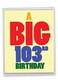 NobleWorks 100s Milestone Birthday Card with Envelope Letterhead 85 x 11 Inch Big Year Milestone Celebration Big 103 J9390MBG