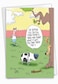 NobleWorks Funny Birthday Greeting Card with 5 x 7 Inch Envelope 1 Card Puppy Bday Old Dog C3999BDG