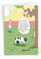NobleWorks Funny Birthday Greeting Card with 5 x 7 Inch Envelope 1 Card Puppy Bday Old Dog C3999BDG