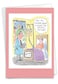 NobleWorks Funny Get Well Soon Card with Envelope Cartoon Humor Feel Better Greeting Chicken Soup IV C7266GWG