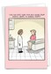 NobleWorks Funny Get Well Soon Card with Envelope Cartoon Humor Feel Better Greeting Pain Scale C6361FBG