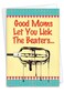 NobleWorks Funny Mothers Day Greeting Card with 5 x 7 Inch Envelope 1 Card Lick Beaters 9866