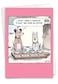 NobleWorks Humorous Funny Puppies Birthday Greeting Card with 5 x 7 Inch Envelope 1 Card for Men and Women Bday Dog Sampler Flight C10294BDG