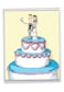 NobleWorks Jumbo Funny Wedding Congratulations Greeting Card 85 x 11 Inch with Envelope 1 Pack Thank You Congats Good Luck Cake Selfie J9733