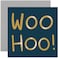 Old English Co Woo Hoo Card Fun Gold Foil Congratulations Card for Adults Passed Exams New Job School University Driving Test Blank Inside Envelope Included