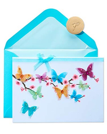 Papyrus Blank Card Cherry Blossom