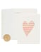 Papyrus Blank Heart Card for Valentines Day Anniversary Birthdays Wedding and more Striped Heart