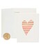 Papyrus Blank Heart Card for Valentines Day Anniversary Birthdays Wedding and more Striped Heart