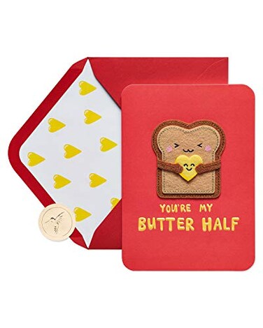 Papyrus Funny Valentines Day Card Butter Half