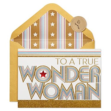 Papyrus Wonder Woman Card for Her True Wonder Woman