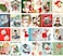 PIXILUV Vintage Christmas Greeting Cards 24pcs Christmas Children and Santa Preparing Reprint Postcard Set