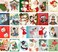 PIXILUV Vintage Christmas Greeting Cards 24pcs Christmas Children and Santa Preparing Reprint Postcard Set