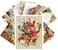 PIXILUV Vintage Christmas Greeting Cards 24pcs Cute Animals Preparing for Christmas Reprint Postcard Set Puppy Kittens