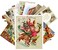 PIXILUV Vintage Christmas Greeting Cards 24pcs Cute Animals Preparing for Christmas Reprint Postcard Set Puppy Kittens