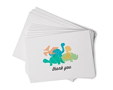Wildvalley Design Playful Dinosaurs Thank You Cards 24 Cards Envelopes