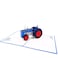 POP CARD EXPRESS Tractor 3D Pop Up Greeting Card for All Occasions Birthday Fathers Day Congratulations Farewell Anniversary Retirement Thank You Tractor Pop Up Card