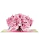 POPWOW Bonsai Cherry Pop Up Cards Blue Bird 3D Greeting Cards Gift for Birthday Mothers Day Anniversary Valentines Day Mom Wife Her Girlfriend 5x7 Includes Envelope And Message Note