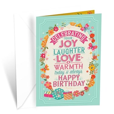 Prime Greetings Birthday Card For Women Made in America EcoFriendly Thick Card Stock with Premium Envelope 5in x 775in Packaged in Protective Mailer