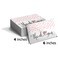 Pro Supply Global 50 Count of Large 4x6 Valentines Day Fading Hearts Thank You Insert Cards Without Envelopes For Your Small Online Business Displays Customer Appreciation