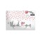 Pro Supply Global 50 Count of Large 4x6 Valentines Day Fading Hearts Thank You Insert Cards Without Envelopes For Your Small Online Business Displays Customer Appreciation
