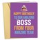 Qiliji Big Birthday Card for Boss Happy Birthday Card from Your Amazing Team Boss Birthday Party Jumbo Bday Card
