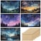 slapaflife Blank Cards with Envelopes All OccasionWatercolor Starry Night Sky Design Blank Greeting Cards 4x620Pack Blank Greeting CardsNote Cards with Matching PeelandSeal Rustic Envelopes
