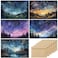slapaflife Blank Cards with Envelopes All OccasionWatercolor Starry Night Sky Design Blank Greeting Cards 4x620Pack Blank Greeting CardsNote Cards with Matching PeelandSeal Rustic Envelopes