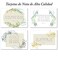 JBH Creations Spanish Thank You Inspirational Bible Verse Note Cards with Envelopes Pack of 48