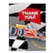 Stonehouse Collection Race Car Thank You Note Card 10 Boxed Cards Envelopes USA Made Standard