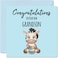 Stuff4 New Baby Boy Card Congrats Grandson Welcome To The World 57 x 57 Inch