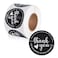 GSM Brands Thank You Stickers Supporting My Small Business Roll of 500 2 Inch Round Black and White