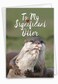 The Best Card Company 1 Happy Birthday Greeting Card Adorable Animals Cute Bday Notecard with Envelope Significant Otters C5528BDG