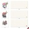The Best Card Company 10 All Occasion Blank Cat Cards 4 x 512 Inch Cute Assorted Bulk Card Set Square Cats M4623OCBB1x10NB