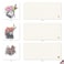 The Best Card Company 10 All Occasion Blank Cat Cards 4 x 512 Inch Cute Assorted Bulk Card Set Square Cats M4623OCBB1x10NB