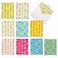 The Best Card Company 10 Blank Mustache Note Cards for Men Boys 4 x 512 Inch Cute Assorted Boxed Notecards Fun Child Cards Stache Notes M2002