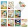 The Best Card Company 10 Blank Note Cards for Men and Women 4 x 512 Inch Cute Assorted Boxed Notecards forest Friends M2952OCB