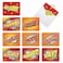 The Best Card Company 10 Blank Note Cards for Men and Women 4 x 512 Inch Cute Assorted Boxed Notecards Word Bursts M2033