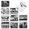 The Best Card Company 10 Blank Note Cards with Envelopes 4 x 512 Inch Black White Photos Bulk Boxed Set In the Mail M9681OCB