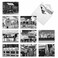 The Best Card Company 10 Blank Note Cards with Envelopes 4 x 512 Inch Black White Photos Bulk Boxed Set In the Mail M9681OCB