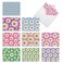 The Best Card Company 10 Blank Note Cards with Flowers 4 x 512 Inch Floral Notecards All Occasion Boxed Assortment Crazy Daisy M6576OCB
